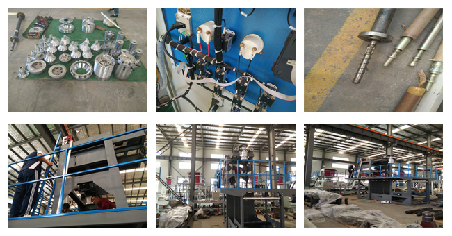 3 Layer Co Extrusion Haul off Rotary Plastic Film Blowing Machine.jpg