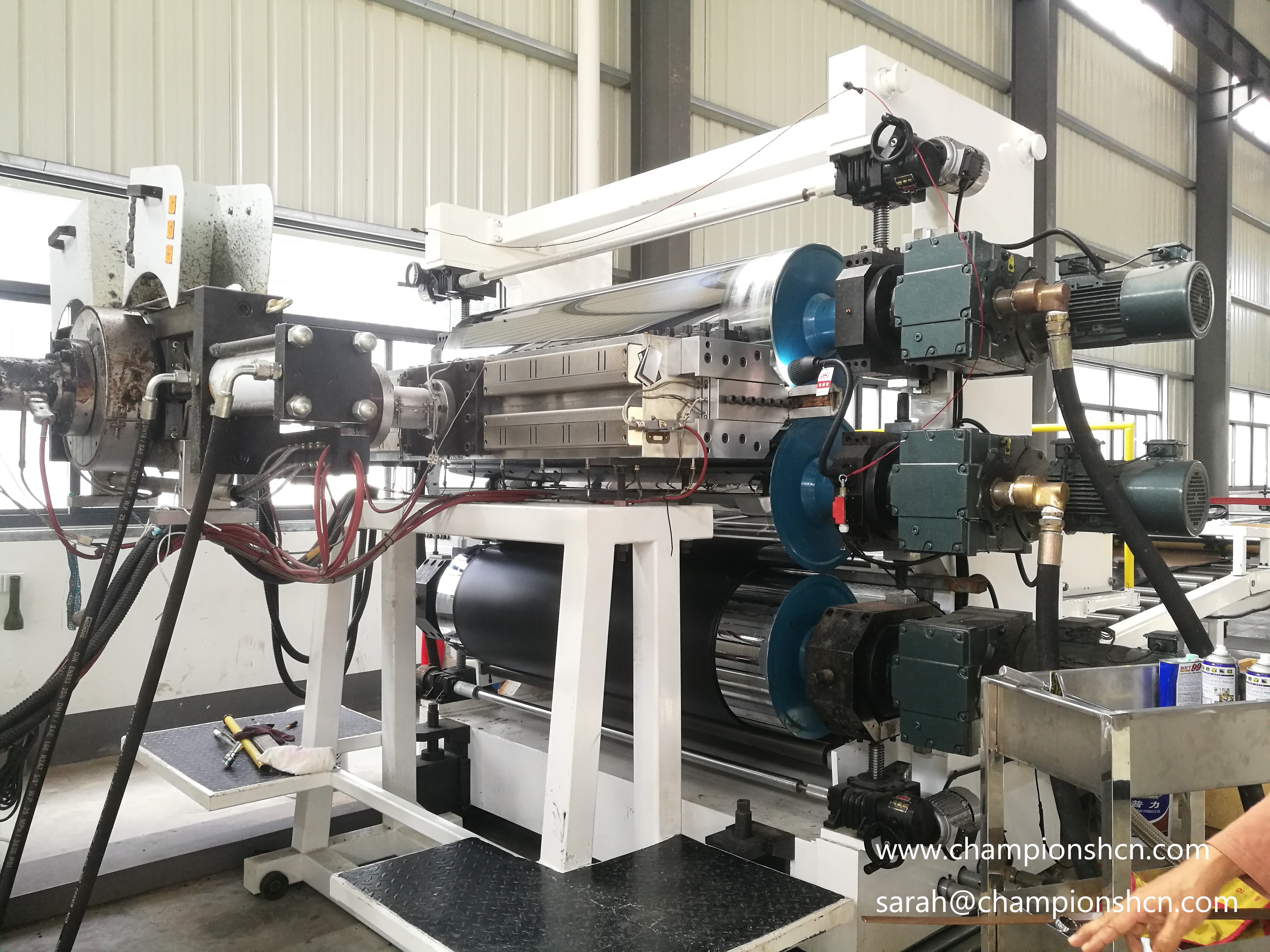 PP PE ABS thick board extrusion line-2.jpg
