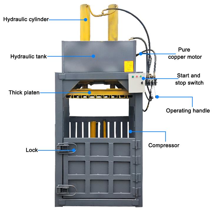 Waste Plastic Baler Machine