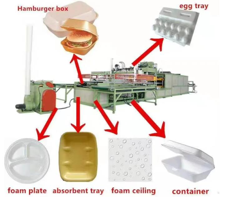 PS Container Vacuum Forming Machine