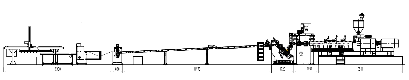 Layout of extruder machine.bmp