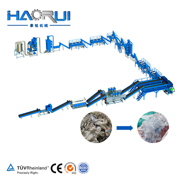 fibre grade pet recycling line